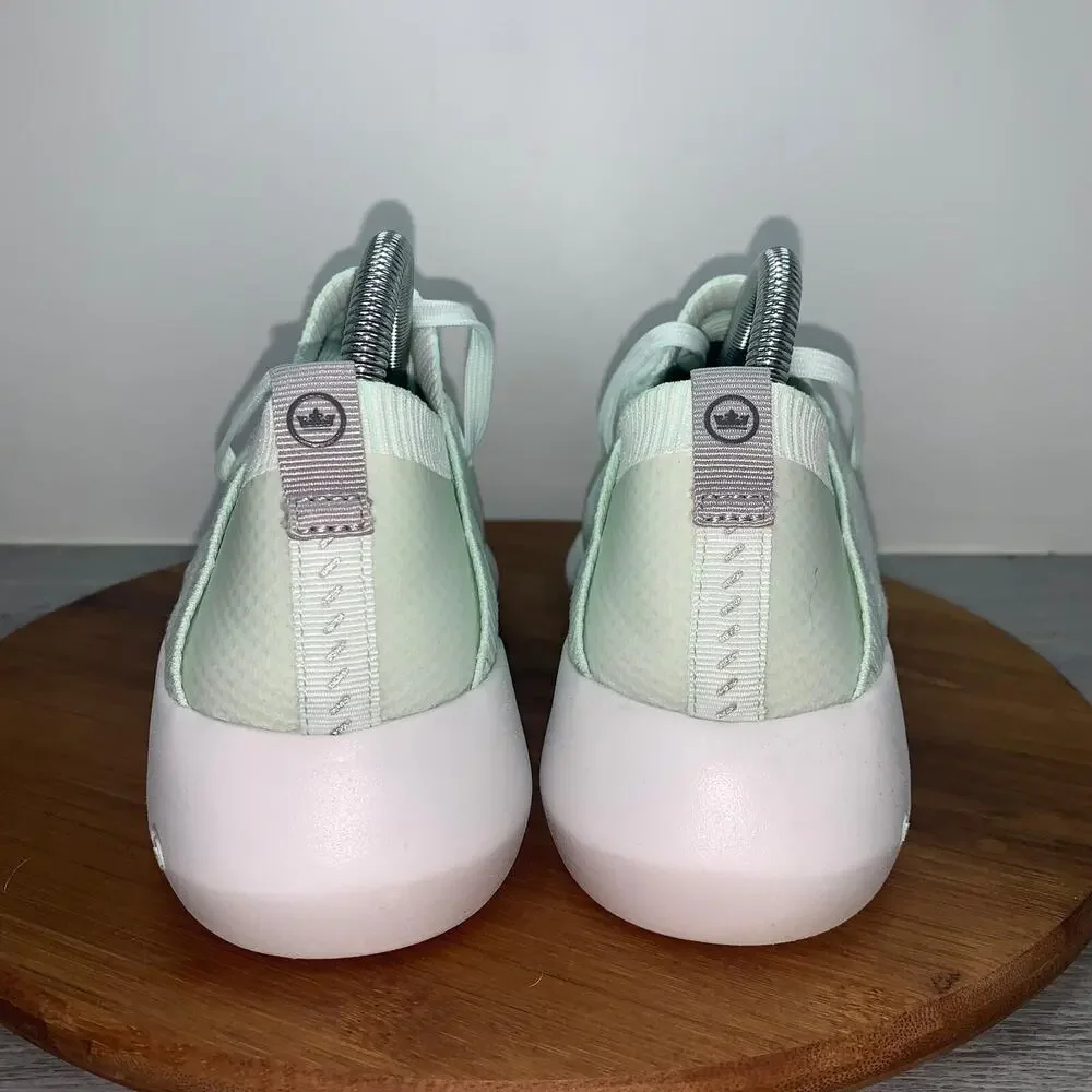 Peter Millar Women’s 9 Sooth Green Knit Slip On Sneakers Golf Shoes LS21EF01
